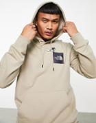 The North Face Altitude Problem Back Print Hoodie In Beige-brown