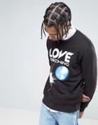 Love Moschino Space Logo Sweater - Black