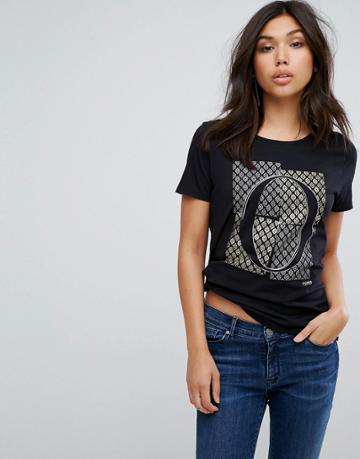 Boss Orange Logo T-shirt - Black