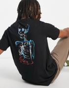 Bolongaro Trevor T-shirt With Skull Back Print In Black