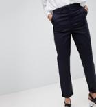 Asos Tall Chino Pants In Navy - Blue
