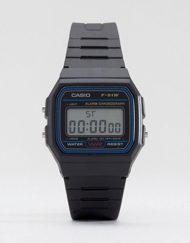 Casio F-91w-1xy Classic Digital Watch-black