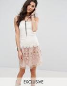 Anna Sui Exclusive Lace Tiered Dress - Pink