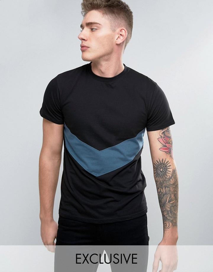 Brooklyn Supply Co Chevron T-shirt - Black