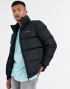Good For Nothing Puffer Jacket In Black