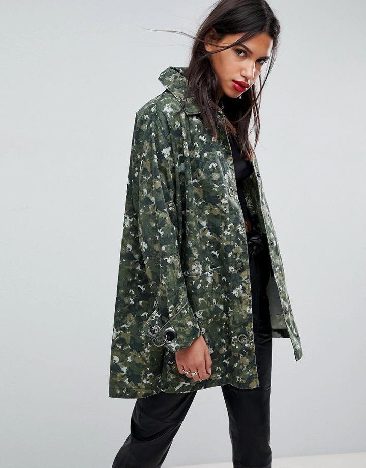 Asos Swing Camo Jacket - Multi