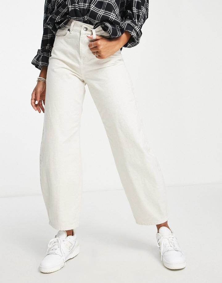 Inwear Ganja High Rise Barrel Leg Jeans In Stone-neutral