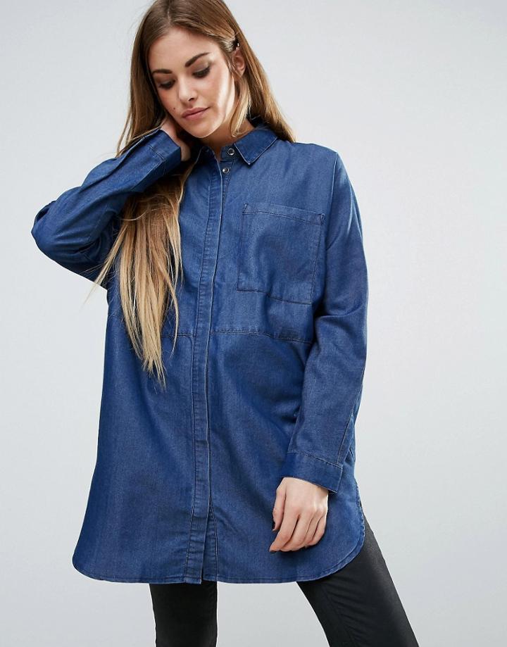 Minimum Longline Shirt - Blue
