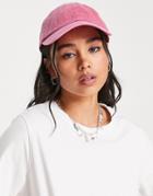 Weekday Cap In Washed Pink