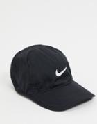 Nike Aerobill Featherlight Adjustable Cap In Black
