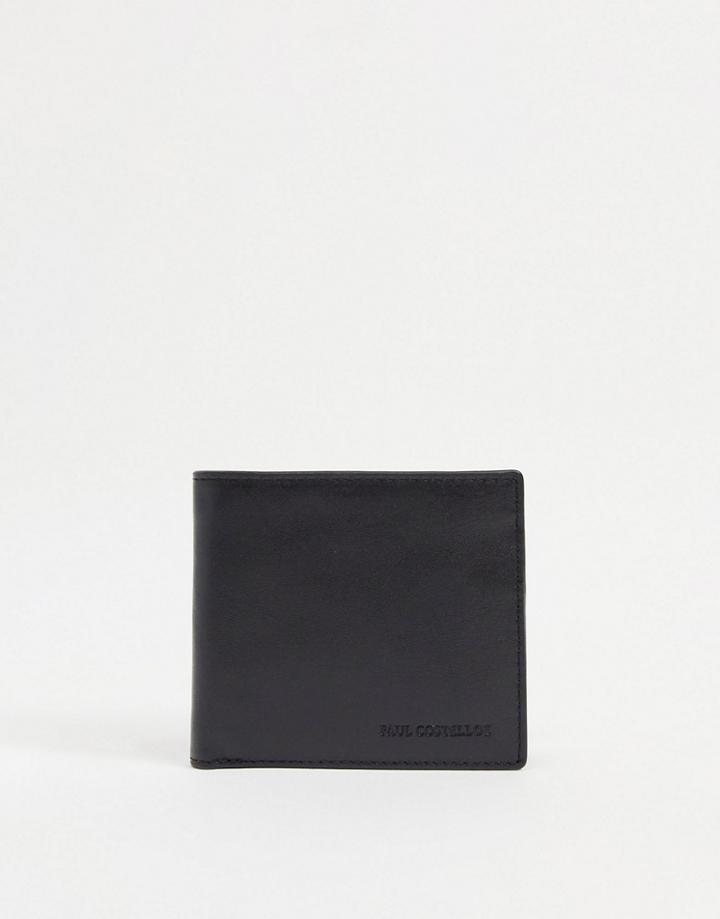 Paul Costelloe Leather Wallet-black