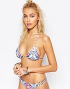 Billabong Triangle Lima Night Bikini Top - Multi