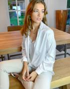 River Island Satin Twist Cami And Shirt In White