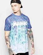 Siksilk X Mambo Geometric T-shirt - Blue