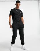 River Island Prolific Tee And Sweatpants Set In Black