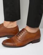 Base London Raeburn Leather Oxford Shoes - Tan
