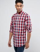 Ucla Lake Checked Shirt - Red