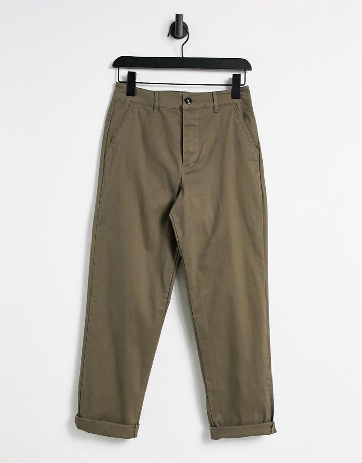 Asos Design Relaxed Fit Chinos In Light Brown