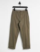 Asos Design Relaxed Fit Chinos In Light Brown