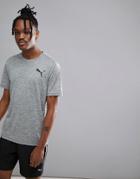 Puma Running Essential Pure Tech T-shirt In Gray Heather 51455102 - Gray