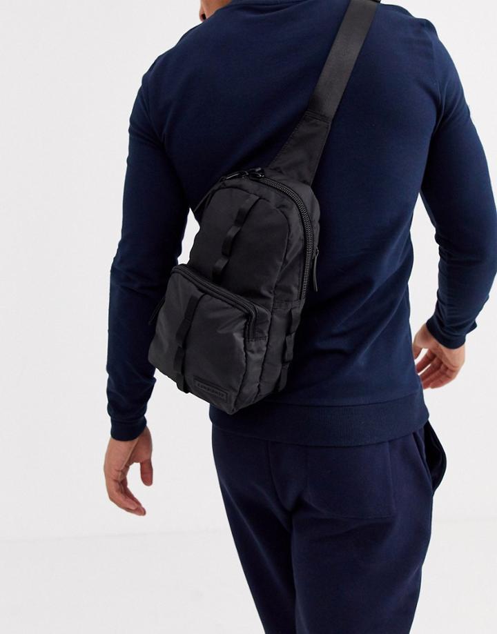 Consigned Single Strap Backpack In Black