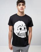 Cheap Monday Standard T-shirt Filled Skull - Black