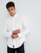 Abercrombie & Fitch Oxford Shirt Core Slim Fit In White - White