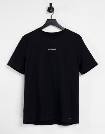 Mauvais Logo T-shirt In Black