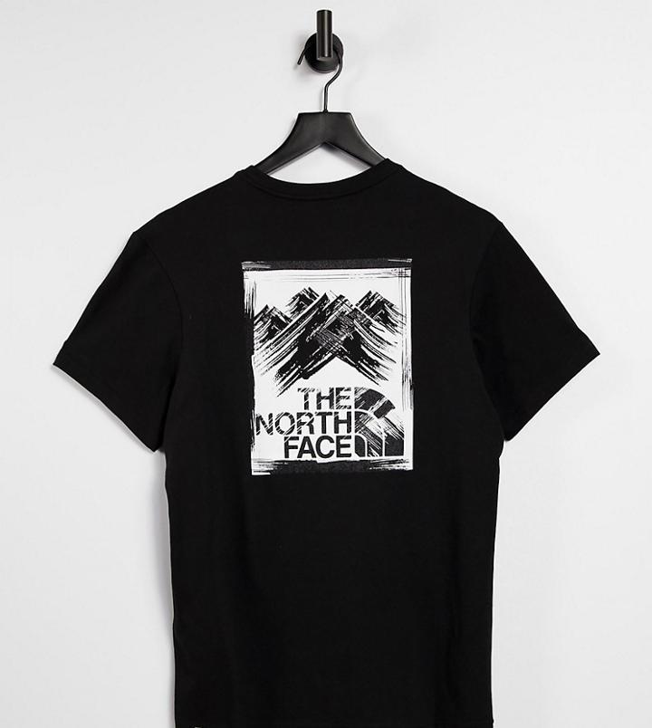 The North Face Stroke Mountain T-shirt In Black Exclusive At Asos