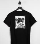 The North Face Stroke Mountain T-shirt In Black Exclusive At Asos