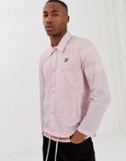 Lyle & Scott Light Weight Logo Coach Jacket In Pink