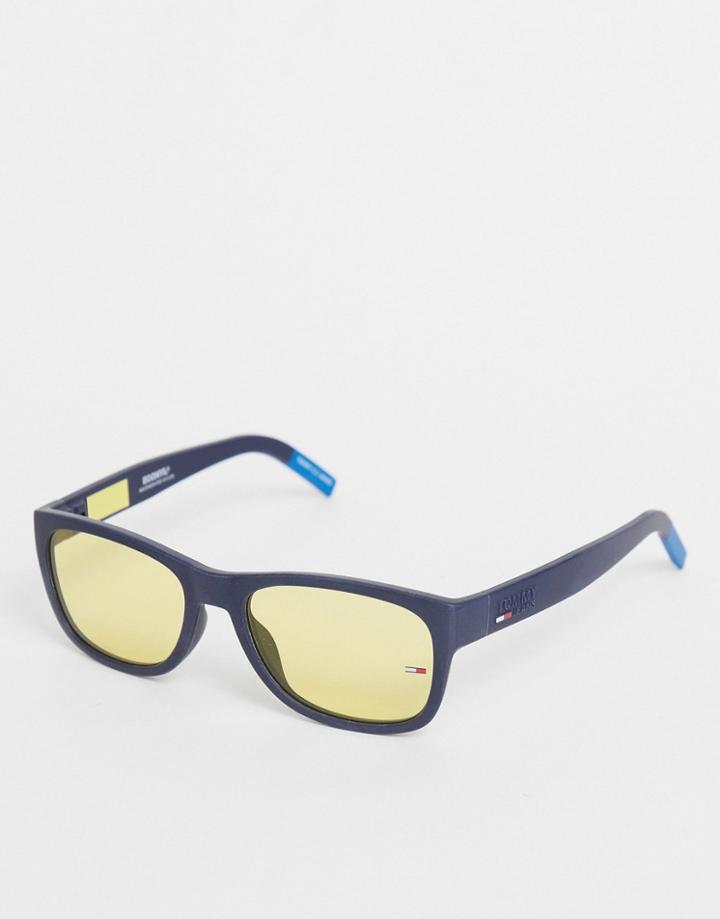 Tommy Jeans 0025/s Blue Frame Unisex Sunglasses-blues
