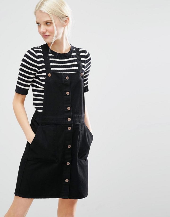 Monki Denim Dress - Black
