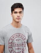 Jack & Jones Originals T-shirt With Originals Print - Gray