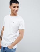 Tommy Jeans Crew Neck T-shirt In White - White