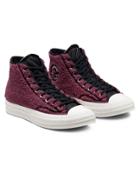 Converse Chuck 70 Hi Sherpa Sneakers In Shadowberry-red