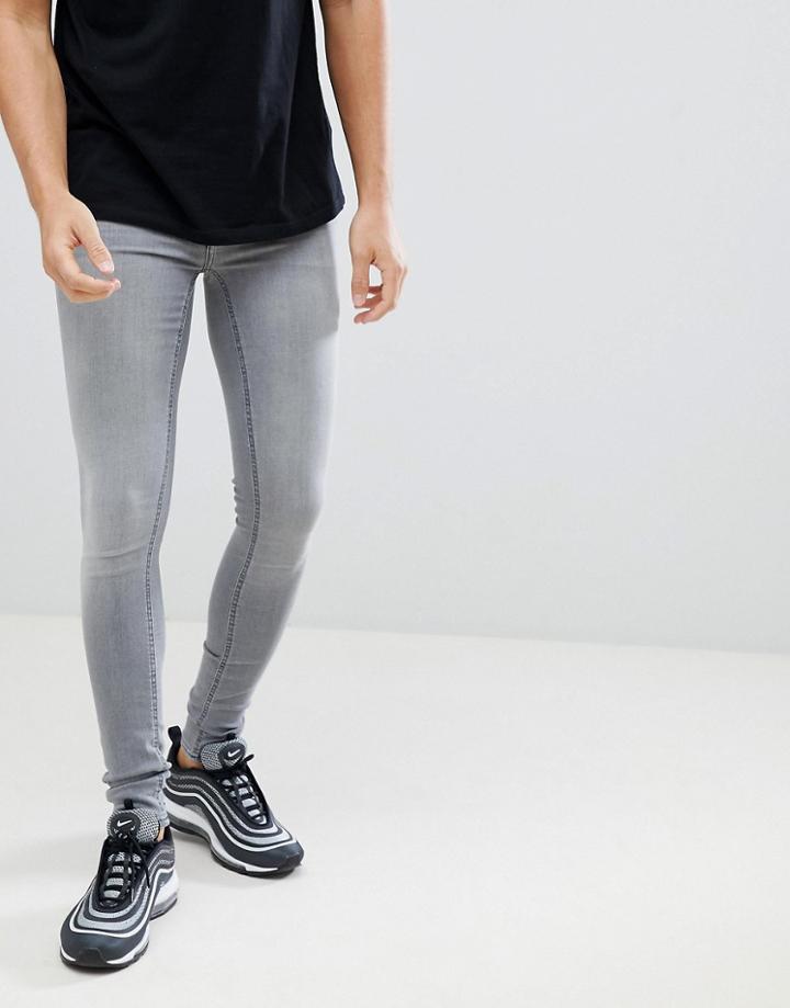 Blend Flurry Muscle Fit Jeans In Grey - Gray
