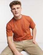Native Youth T-shirt In Rust-multi