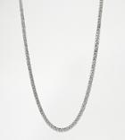 Reclaimed Vintage Inspired Curb Chain Necklace 7mm - Silver