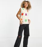 Native Youth Sweater Vest In Fruit Knit-multi