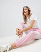 Asos Design Track Pants With Panneling And Bungee Toggles - Black