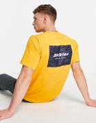 Dickies Animal Box Back Print T-shirt In Orange