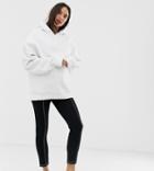 Asos Design Maternity Over The Bump Ponte High Waist Skinny Pants With Contrast Top Stitch-black