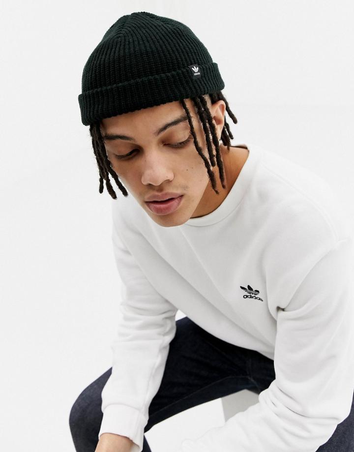 Adidas Originals Short Beanie In Black D98950 - Black