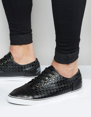 Rock & Religion Woven Sneakers - Black