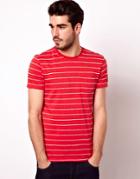Pepe T-shirt With Chest Pocket - Red