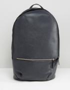 Royal Republiq Leather Encore Backpack - Navy