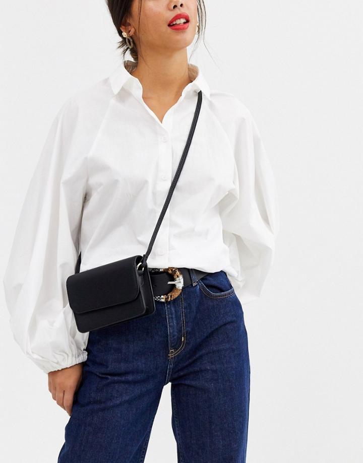Asos Design Mini Cross Body Bag-black