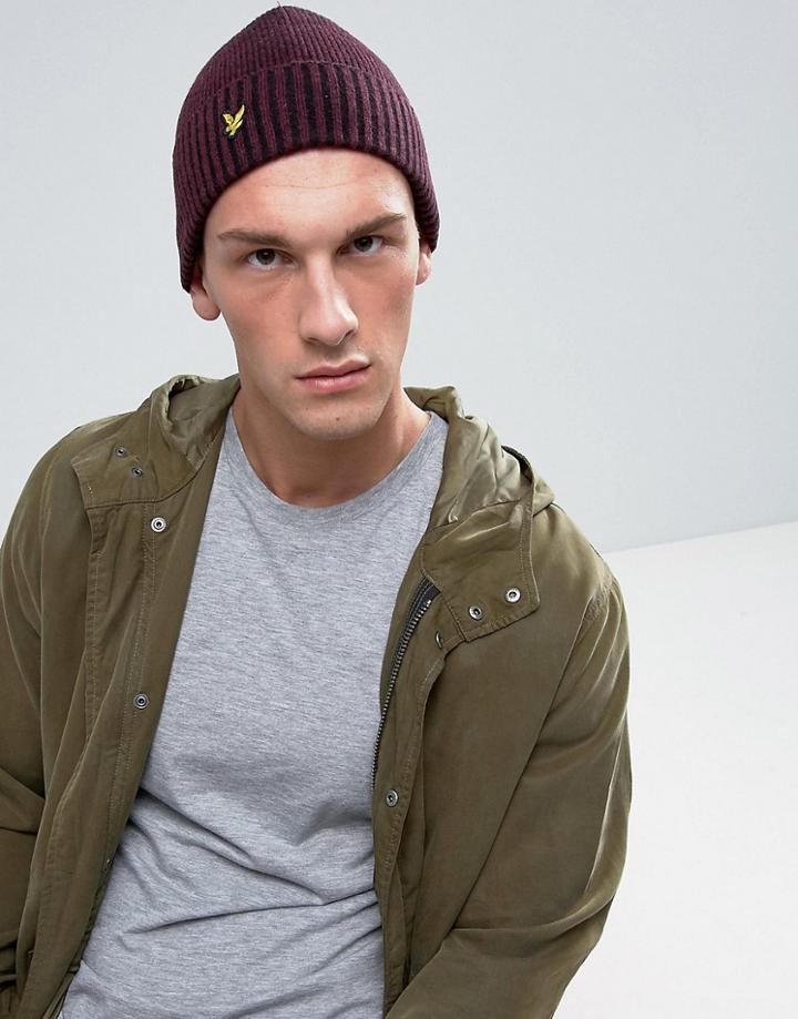 Lyle & Scott Beanie - Red