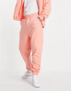 Asos Design Organic Set Oversized Sweatpants In Pink-orange